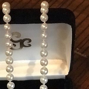 A strand of cultured pearls